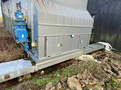 Lot 440 - Alvan Blanch PCD13300 Continuous Dryer, Includes Heat Exchanger Unit, Drag Link Discharge System, Control Panel (Being Sold Off Site)