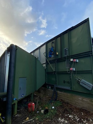 Lot 440 - Alvan Blanch PCD13300 Continuous Dryer, Includes Heat Exchanger Unit, Drag Link Discharge System, Control Panel (Being Sold Off Site)