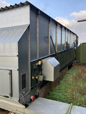 Lot 440 - Alvan Blanch PCD13300 Continuous Dryer, Includes Heat Exchanger Unit, Drag Link Discharge System, Control Panel (Being Sold Off Site)