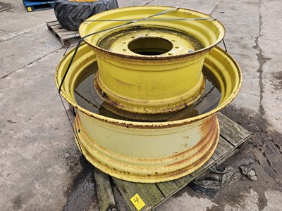 Lot John Deere Tractor Wheel Rims (2 of)