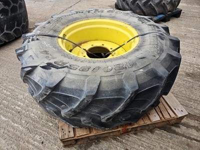 Lot Trelleborg 420/85R24 Tyre & Rim