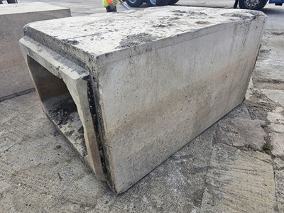 Lot 200cm x 140cm x 105cm Concrete Culvert (100cm x 60cm Inner)