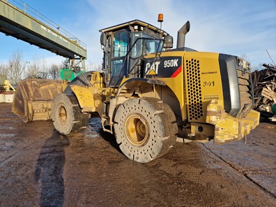 Lot 321 - CAT 950K Wheeled Loader, Ultra High Lift Boom, High Tip Bucket, WLI, Reverse Camera, Auto Lube, A/C