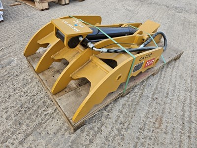 Lot Unused 2024 Toft TOFT06T Hydraulic Thumb to suit CAT 315 Excavator