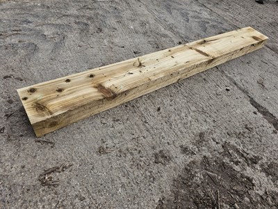 Lot Wood Sleepers (95mm x 195mm x 1800mm) (10 of)