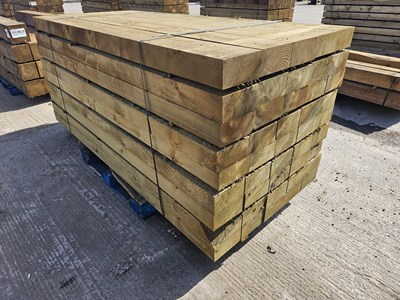 Lot 100cm x 200cm x 2400cm Wooden Sleeper (45 of)