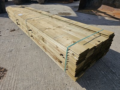 Lot 47mm x 200mm x 4572mm Tongue & Groove Board (47 of)