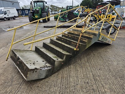 Lot Concrete Formed Stair Case