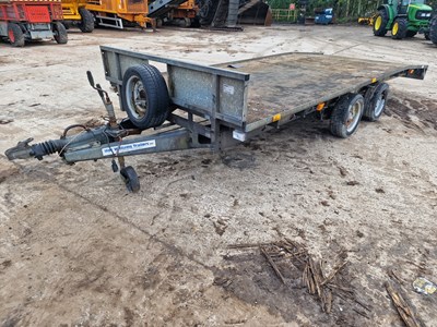 Lot 84 - Ifor Williams LM166G/B 3.5 Ton Twin Axle Beavertail Plant Trailer