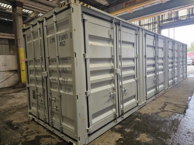 Lot Unused 40' High Cube Container, 4 Side Doors