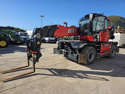 Lot 2021 Manitou MRT2660 Turbo Roto Telehandler, Stabilisers, Remote Control, Joystick Controls, Reverse Camera, 5 Ton Winch, QH, Forks, A/C (Model Year 2022)