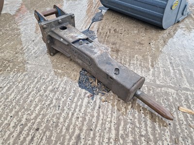 Lot 201 - Hammer HM200 Hydraulic Breaker 45mm Pin to suit 4-6 Ton Excavator