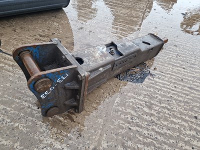 Lot 201 - Hammer HM200 Hydraulic Breaker 45mm Pin to suit 4-6 Ton Excavator