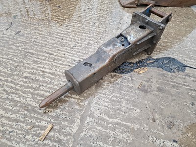 Lot 201 - Hammer HM200 Hydraulic Breaker 45mm Pin to suit 4-6 Ton Excavator