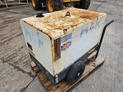 Lot Stephill SSD6000 6KvA Generator, Yanmar Engine