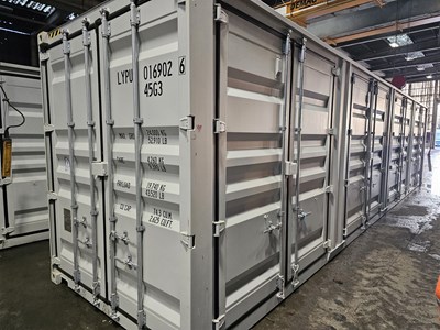 Lot Unused 40' High Cube Container, 4 Side Doors