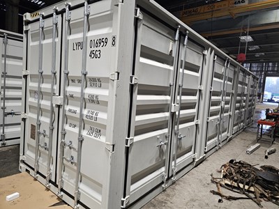 Lot Unused 40' High Cube Container, 4 Side Doors