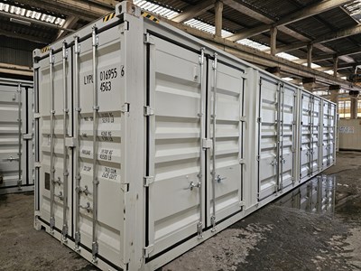 Lot Unused 40' High Cube Container, 4 Side Doors