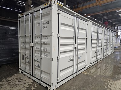 Lot Unused 40' High Cube Container, 4 Side Doors