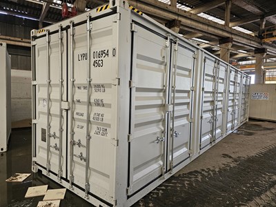 Lot Unused 40' High Cube Container, 4 Side Doors