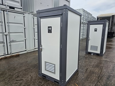 Lot Unused Single Toilet Block (L4' x W4.5' x H8')