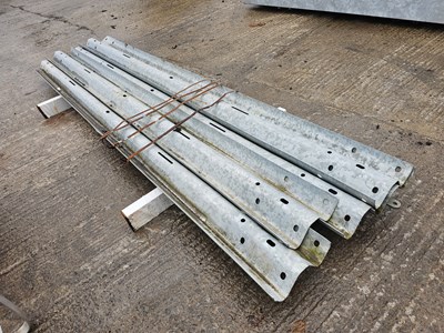 Lot Galvanised Crash Barrier (5 of)