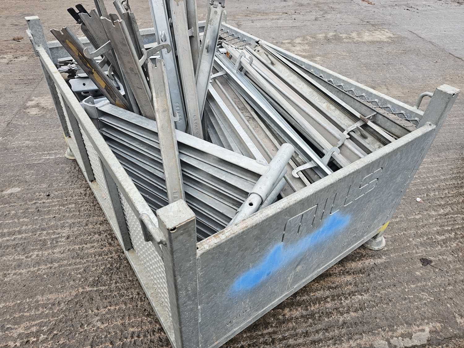 Stillage of Layher Scaffolding Attachments (Stillage
