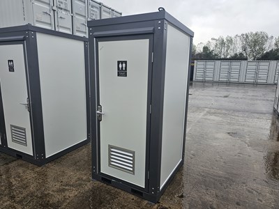 Lot Unused Single Toilet Block (L4' x W4.5' x H8'