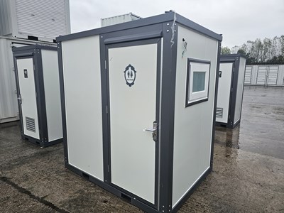 Lot Unused Toilet & Shower Block (L7' x W5.5' x H8')