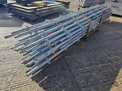 Lot Stillage of Layher Scaffolding Uprights