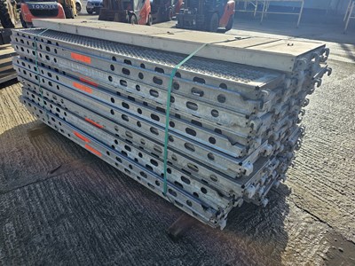 Lot Stillage of Layher Scaffolding Walk Way (98")