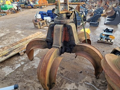 Lot 194 - Atlas Terex E732 Hydraulic Rotating 5 Finger Grab
