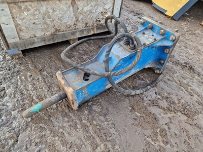 Lot 208 - Miller Hydraulic Breaker 30mm Pin to suit Mini Excavator