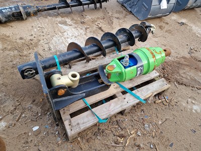 Lot 188A - Unused 2022 Haner HEB2500 Hydraulic Auger to suit 3-5 Ton  Excavator