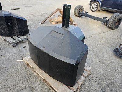 Lot Unused 1000Kg Weight Block to suit 3 Point Linkage