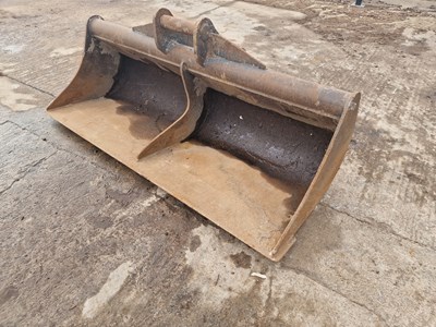 Lot 353 - 72" Grading Bucket 65mm Pin to suit 13 Ton Excavator