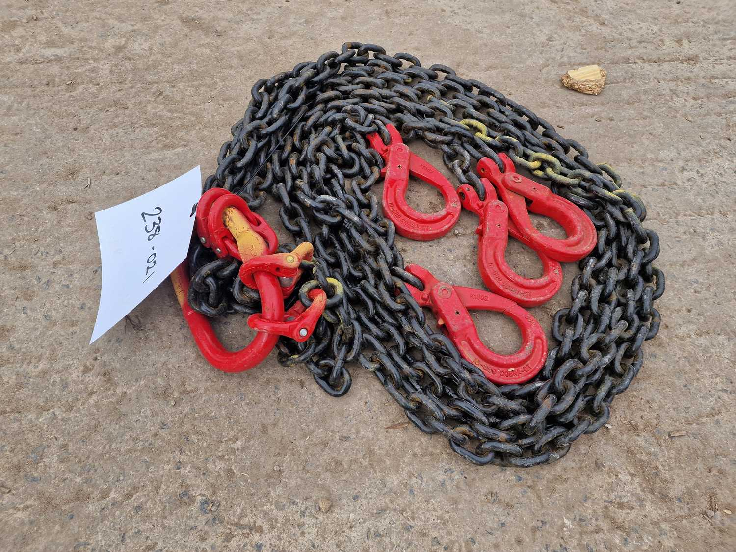 Lot 223 - Unused 4 Leg Lifting Chains