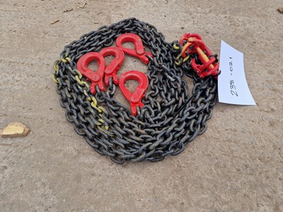 Lot 223 - Unused 4 Leg Lifting Chains