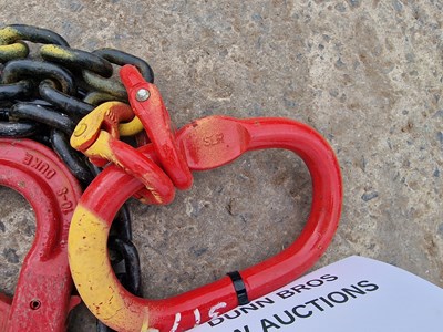 Lot 224 - Unused 2 Leg Lifting Chains