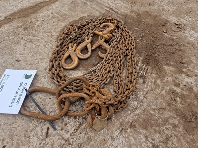 Lot 220 - 4 Leg Lifting Chains