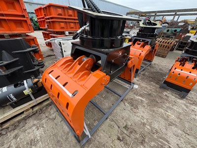 Lot Unused 2024 Bucket Warehouse ERG10-NL Hydraulic Rotating Selector Grab to suit 16-22 Ton Excavator