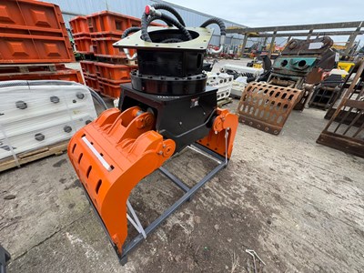 Lot Unused 2024 Bucket Warehouse 090-ERG08-NL Hydraulic Rotating Selector Grab to suit 10-16 Ton Excavator