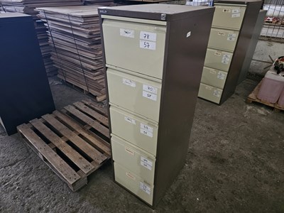 Lot 5 Drawer Filing Cabinet