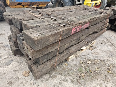 Lot 2.5 Meters Used Railway Sleepers (16 of)