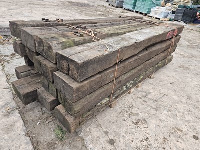 Lot 2.5 Meters Used Railway Sleepers (16 of)