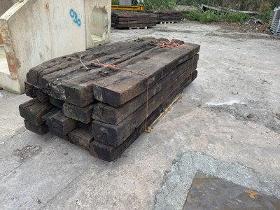 Lot 2.5 Meters Used Railway Sleepers (16 of)