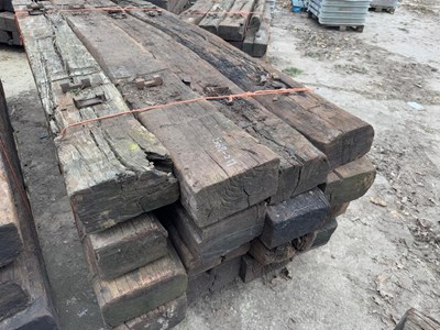 Lot 2.5 Meters Used Railway Sleepers (16 of)