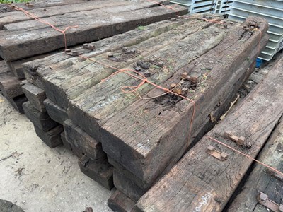 Lot 2.5 Meters Used Railway Sleepers (16 of)