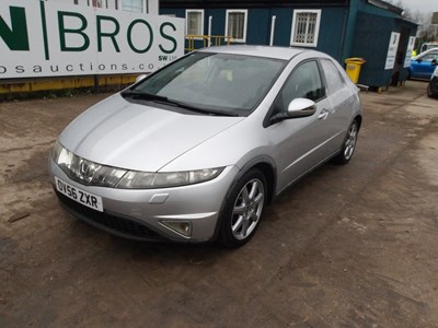 Lot 2007 Honda Civic Sport I-Vtec ,1.8, 5Speed, 5 Door ,A/C