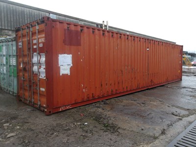 Lot 40' Open Top High Cube Container